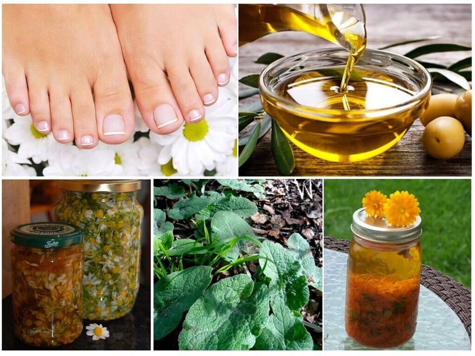 folk recipes against nail fungus